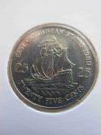 Монета Восточно-Карибские штаты 25 центов 1989
