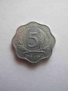 Восточно-Карибские штаты 5 центов 1981
