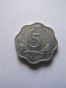 Восточно-Карибские штаты 5 центов 1984