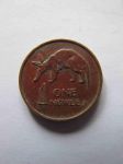 Монета Замбия 1 нгве 1972