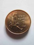Монета Замбия 2 нгве 1983