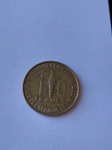Западная Африка 10 франков 1967