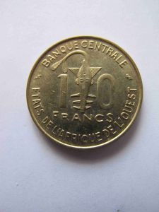 Западная Африка  10 франков 1970
