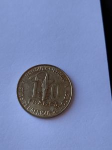 Западная Африка 10 франков 1978