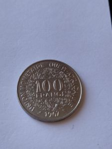Западная Африка 100 франков 1967