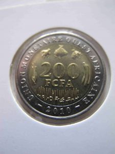 Западная Африка 200 франков 2010