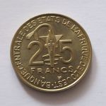 Монета Западные Африканские Штаты 25 франков 1997