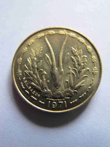 Западная Африка 5 франков 1971