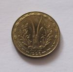 Монета Западные Африканские Штаты   5 франков 1996