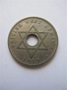 Британская Западная Африка 1 пенни 1919 H