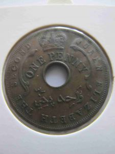 Британская Западная Африка 1 пенни 1957