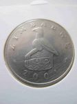 Монета Зимбабве 1 доллар 2001