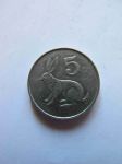 Монета Зимбабве 5 центов 1980