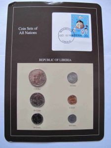 Набор монет Либерия - Coins of All Nations