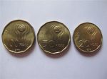 Набор монет Аргентина 100-50-20 песо 1977