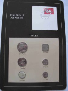 Набор монет Аруба - Coins of All Nations