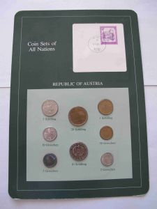 Набор монет  Австрии 1981