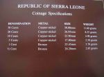 Набор монет Сьерра-Леоне 1980-1984 UNC