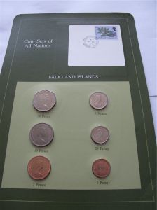 Набор монет Фолклендские острова 1985 - Coins of All Nations