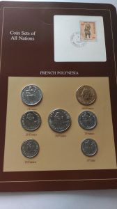 Набор монет Французская Полинезия - Coins of All Nations