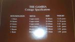 Набор монет Гамбия 1971-1987 - 6 монет