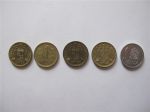 Набор монет Испания 1 песета - 5 монет