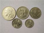 Набор монет Кипр 1993-1998