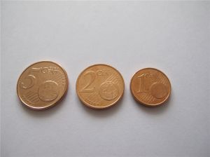 Набор монет Кипр 1-2-5 евроцентов