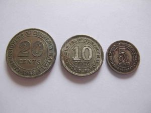 Набор монет Малайя 1948 