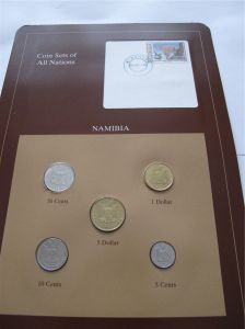Набор монет Намибия - Coins of All Nations