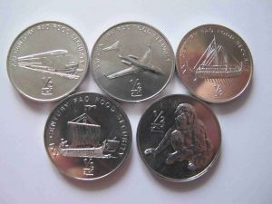 Северная Корея 2002 г. - 5 монет
