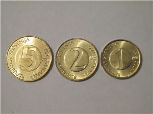 Набор монет Словения UNC