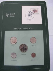 Набор монет Венесуэла - Coins of All Nations