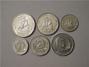 Набор монет Восточно-Карибские штаты UNC 