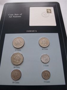 Набор монет Ямайка - Coins of All Nations